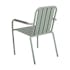 Chaise de jardin en aluminium vert argile (lot de 2) OSLO