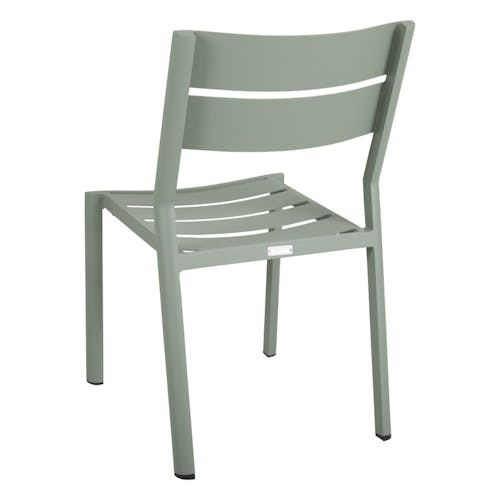 Chaise de jardin en aluminium vert argile (lot de 2) STOCKHOLM