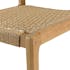 Chaise de jardin en teck tressage beige (lot de 2) SUMMER