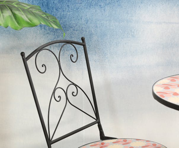 Chaise de balcon motif soleil (lot de 2) GRENADE, Chaises / Fauteuils /  Bancs extérieurs