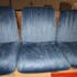 Chaise de salle à manger en velours bleu JAVA (lot de 4)
