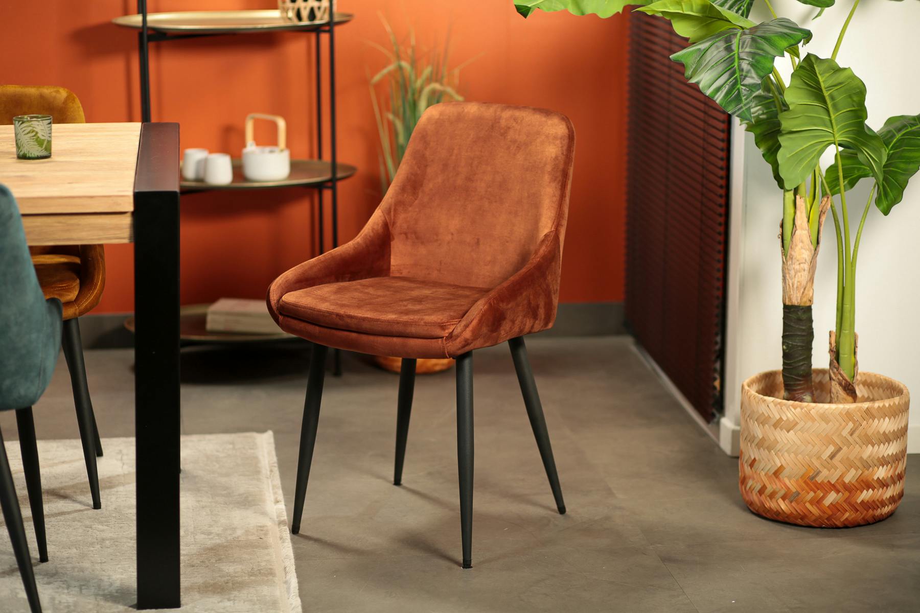 Ya-Home Chaise De Salle à Manger Lot De 2 Chaise Salle à Manger En Chenille, Chaise De Cuisine Moderne Avec Pieds En Métal, Jaune - Maison