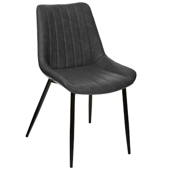 Chaise de table grise (lot de 2) GOTEBORG