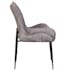 Chaise de table velours gris (lot de 2) QUEENSTOWN