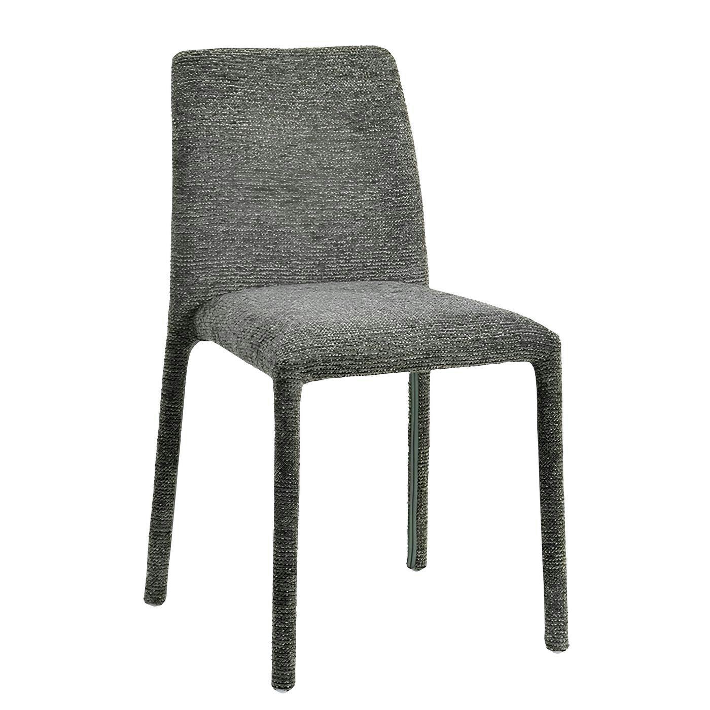 Chaise empilable verte en tissu (lot de 2) ESSEN