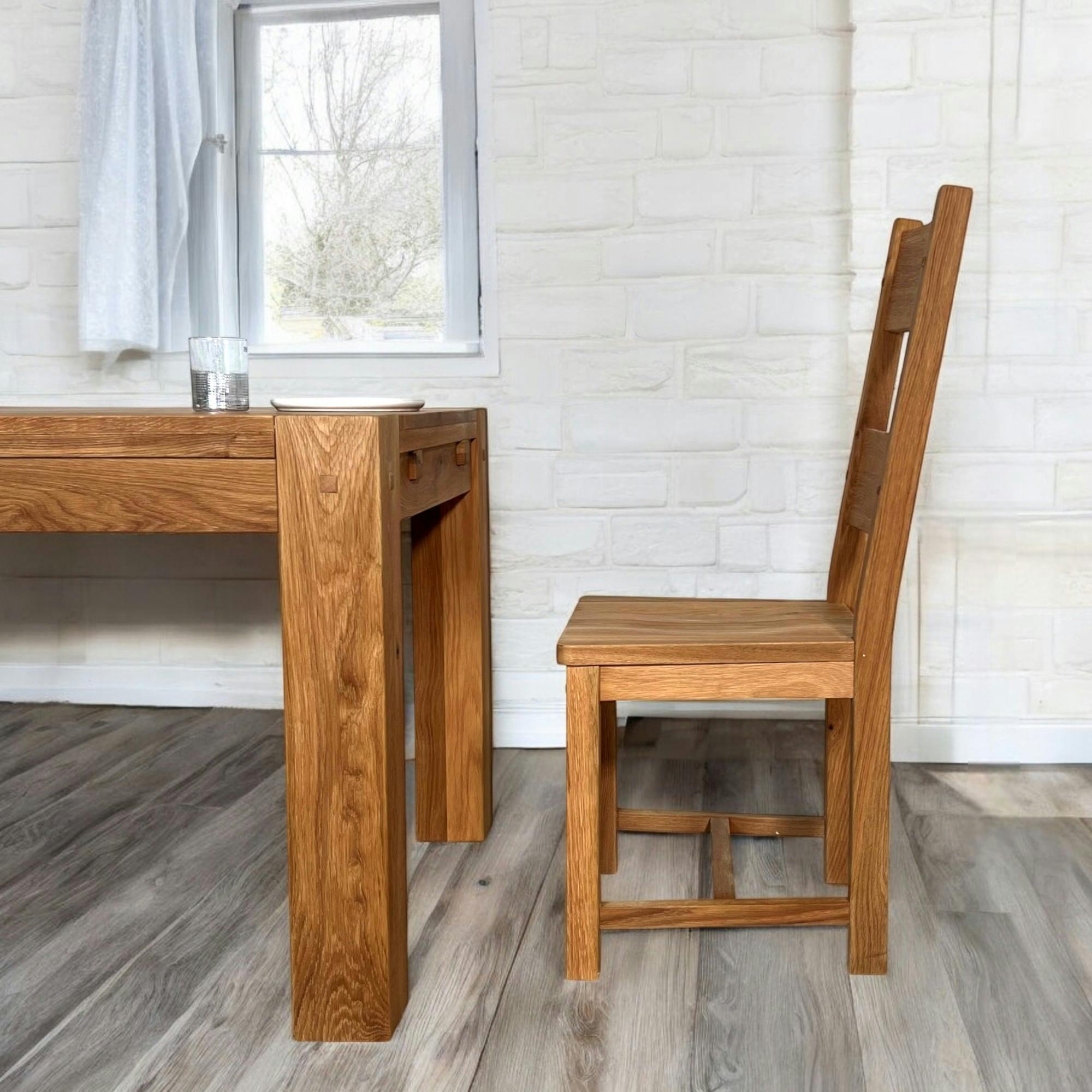 Chaise en chêne massif FJORD (lot de 2)