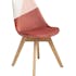 Chaise en velours rose style scandinave (lot de 2) GOTEBORG
