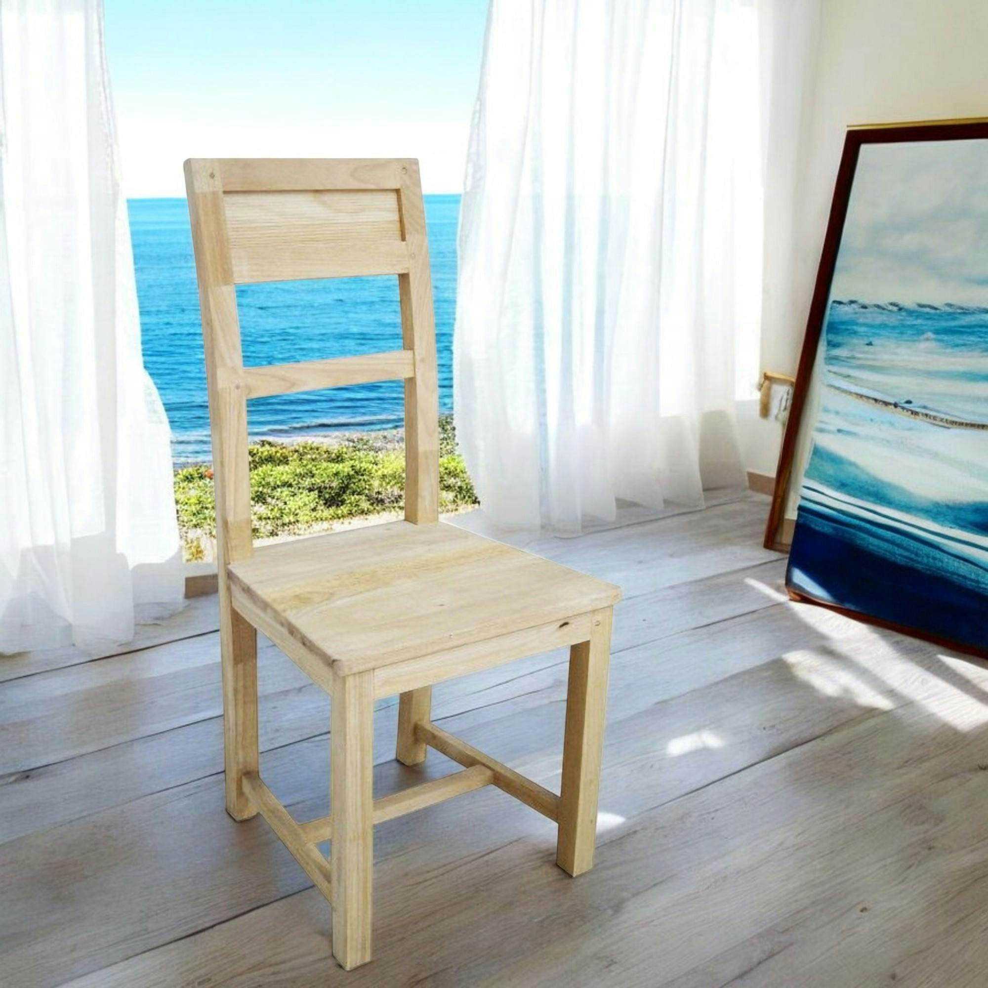 Chaise Hévéa 45x49x100cm GALA