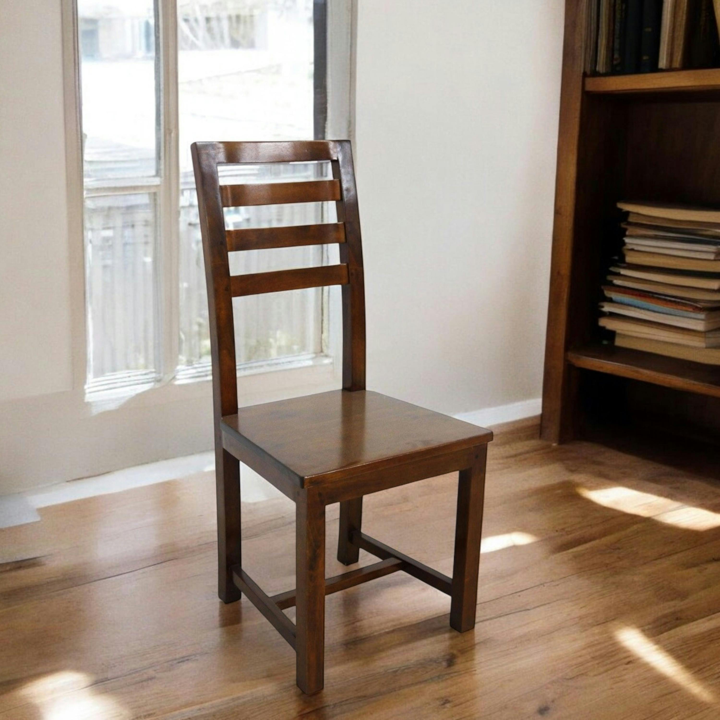 Chaise Hévéa 45x49x100cm HELENA