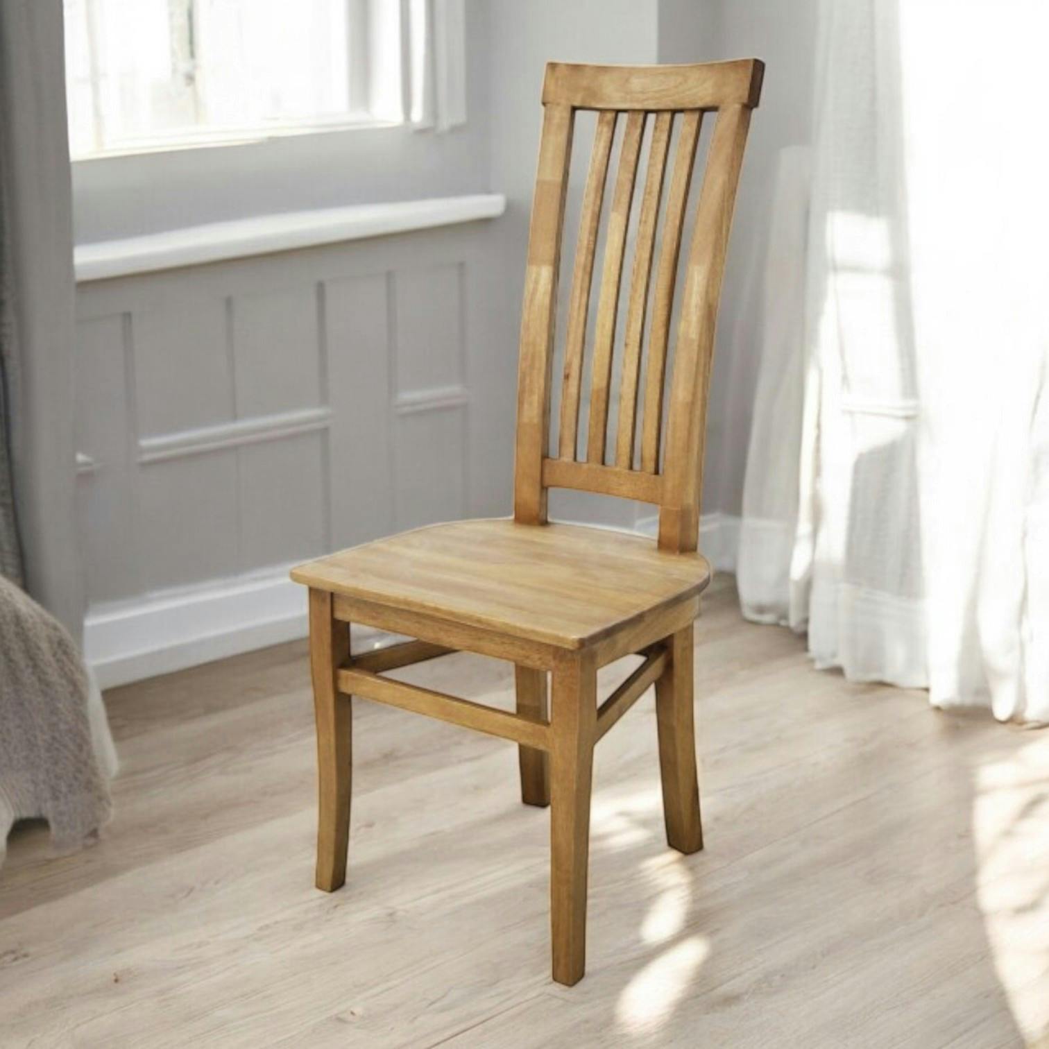 Chaise Hévéa 45x51x110cm MAORI