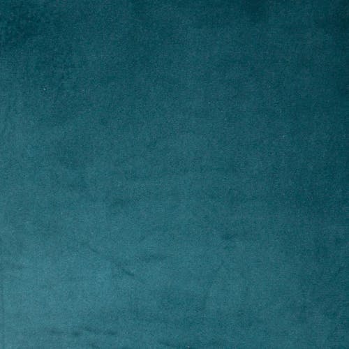Chaise Médaillon en velours bleu canard (Lot de 2)