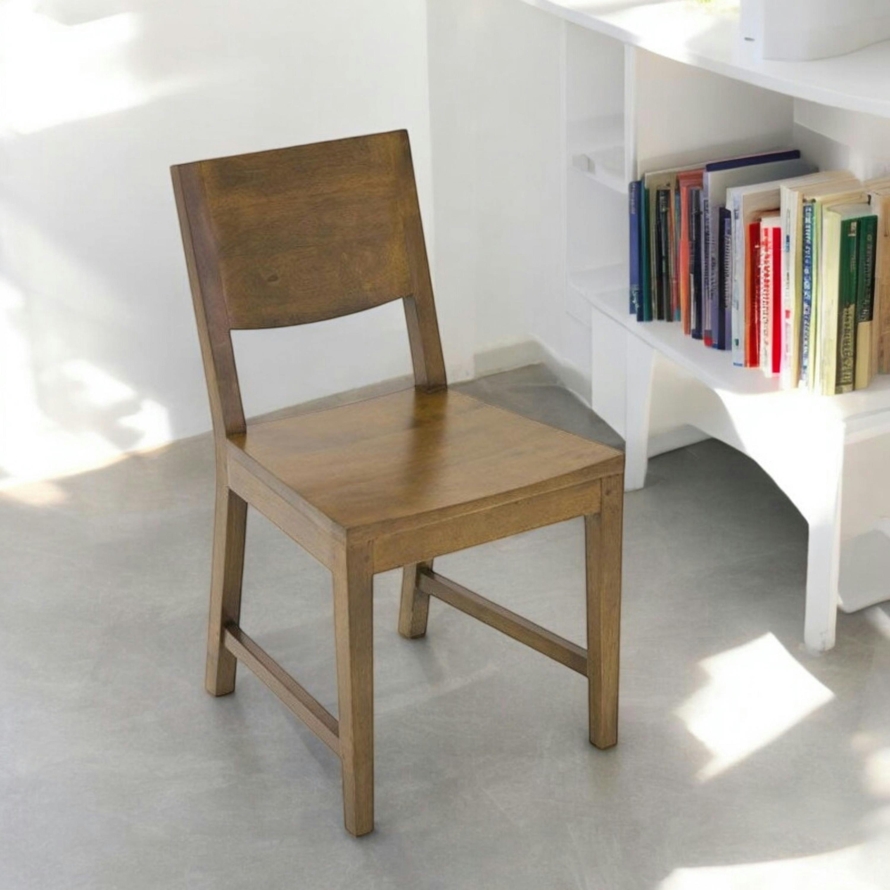 Chaise moderne hévéa OLGA