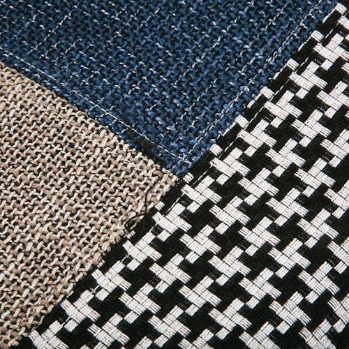 Chaise scandinave patchwork mix tissus 2 (lot de 2)