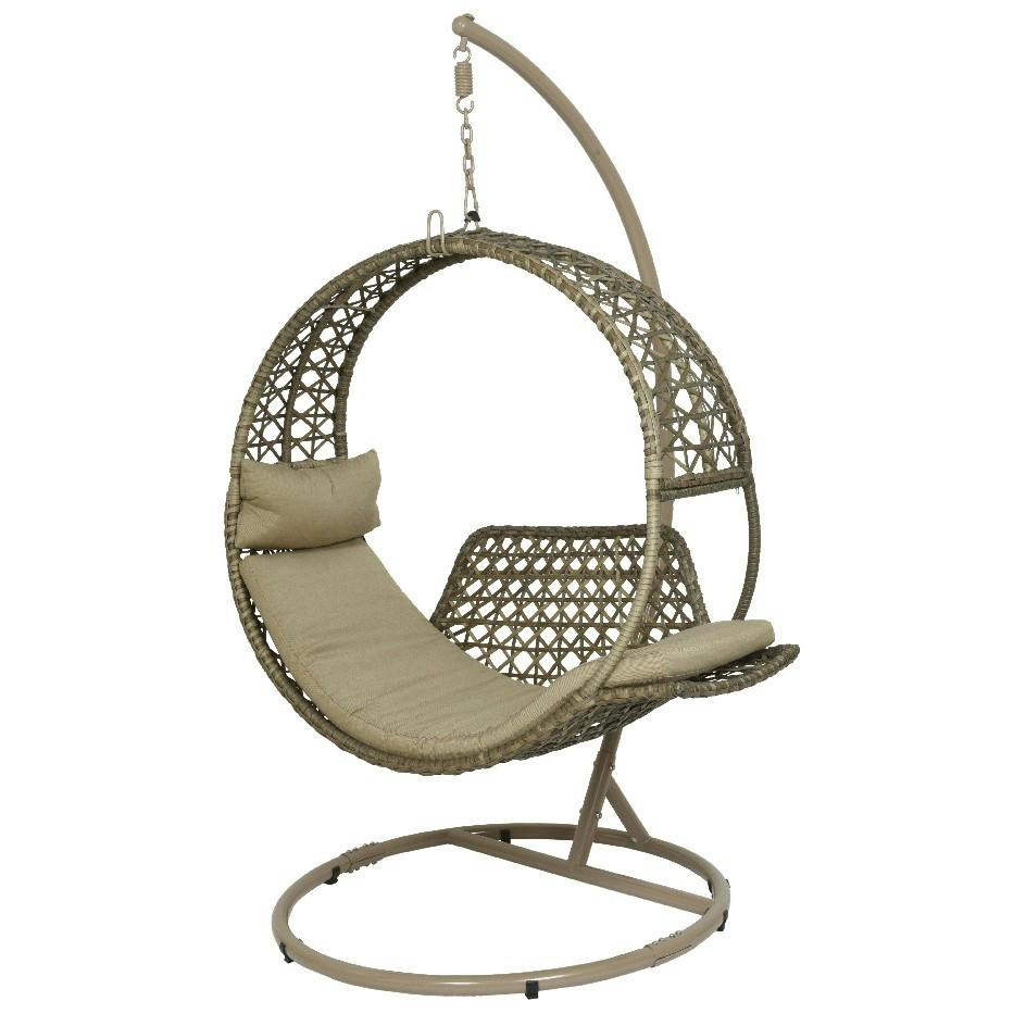 Chaise suspendue / Fauteuil suspendu marron SOUTH BEACH | Fauteuils ...