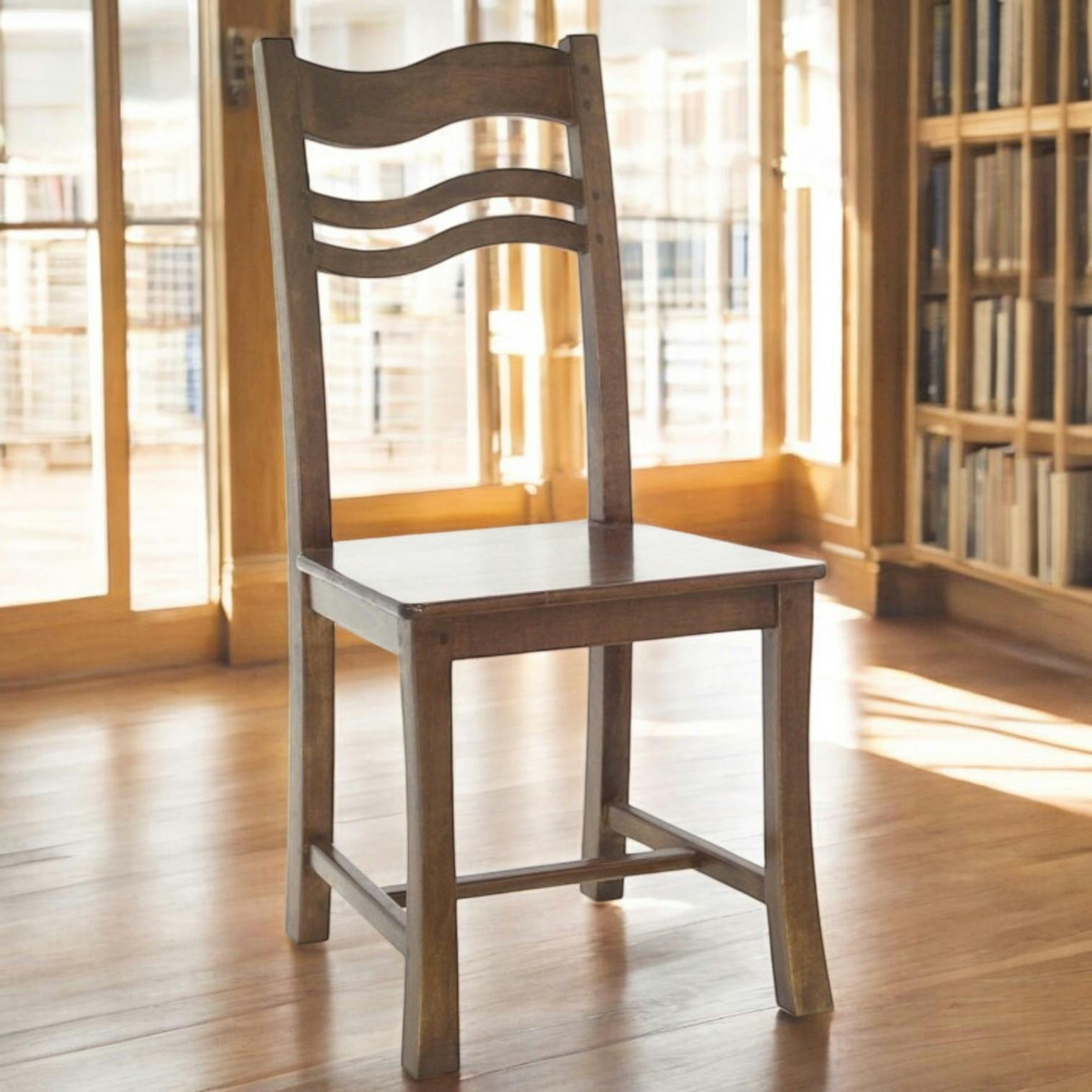Chaise Vague Hévéa 45x49x95cm TRADITION