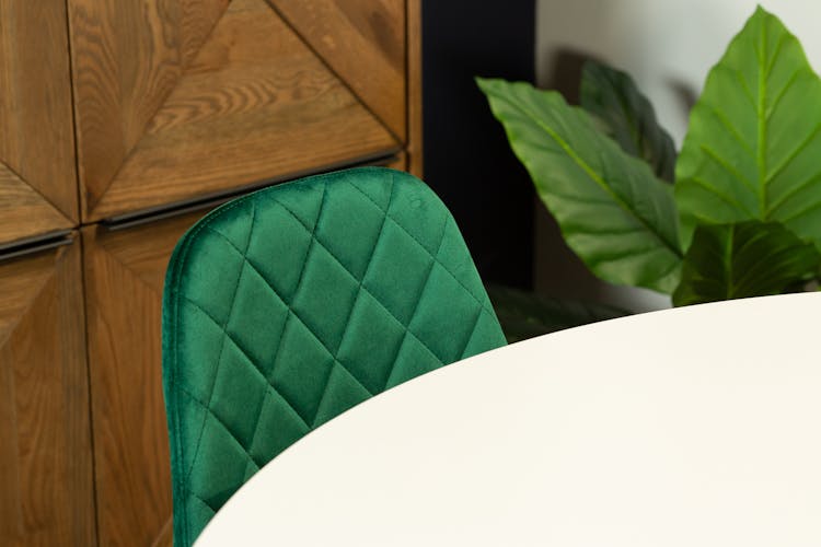 Dessus de chaise 'Lucky' 8 points vert tropical en 100% polyester
