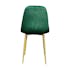 Chaise velours verte (lot de 2) HAWAI