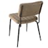 Chaise vintage en velours taupe TIM