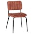 Chaise vintage terracotta FAIRLIE (lot de 2)