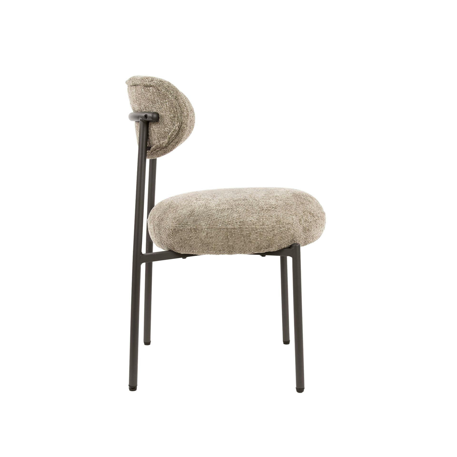 Chaises de table tissu sable texturé (lot de 2) CREEK | Chaises | Pier ...