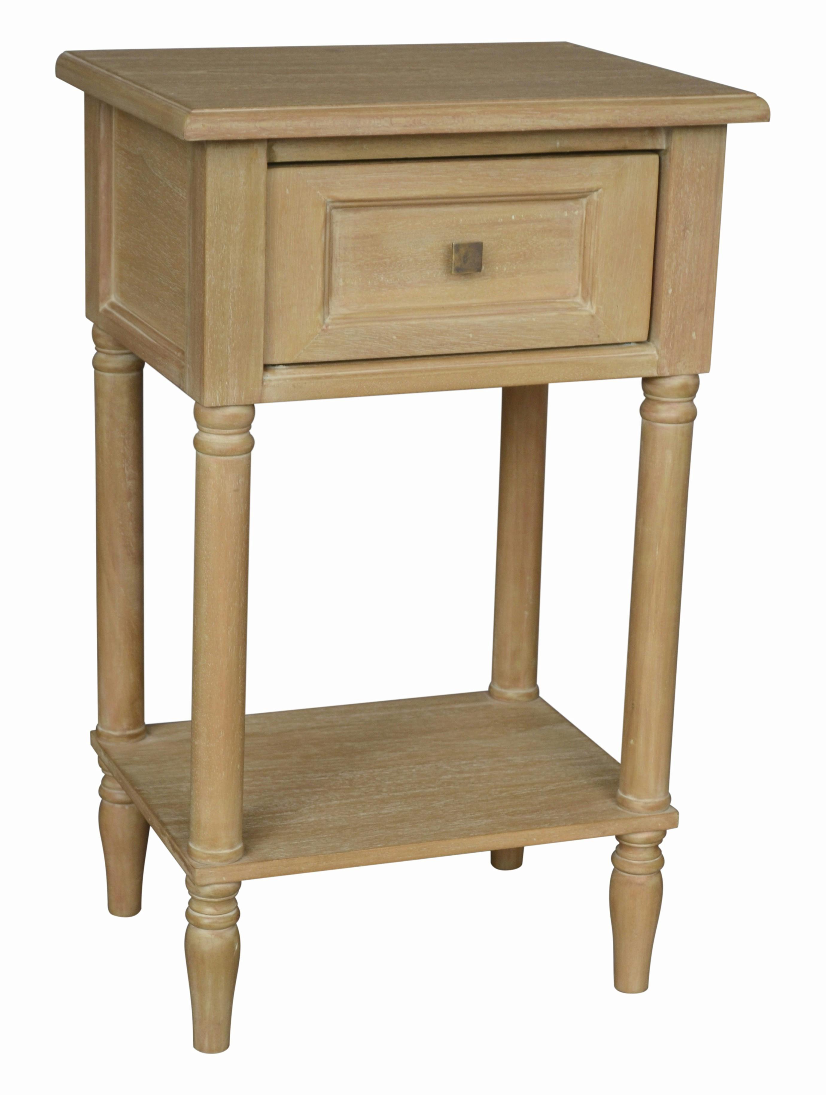 Chevet bois massif 1 tiroir HAMBOURG ref. 30020698