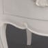 Chiffonnier 5 tiroirs romantique Acajou blanc APOLLINE L 40 x P 30 x H 115 AMADEUS