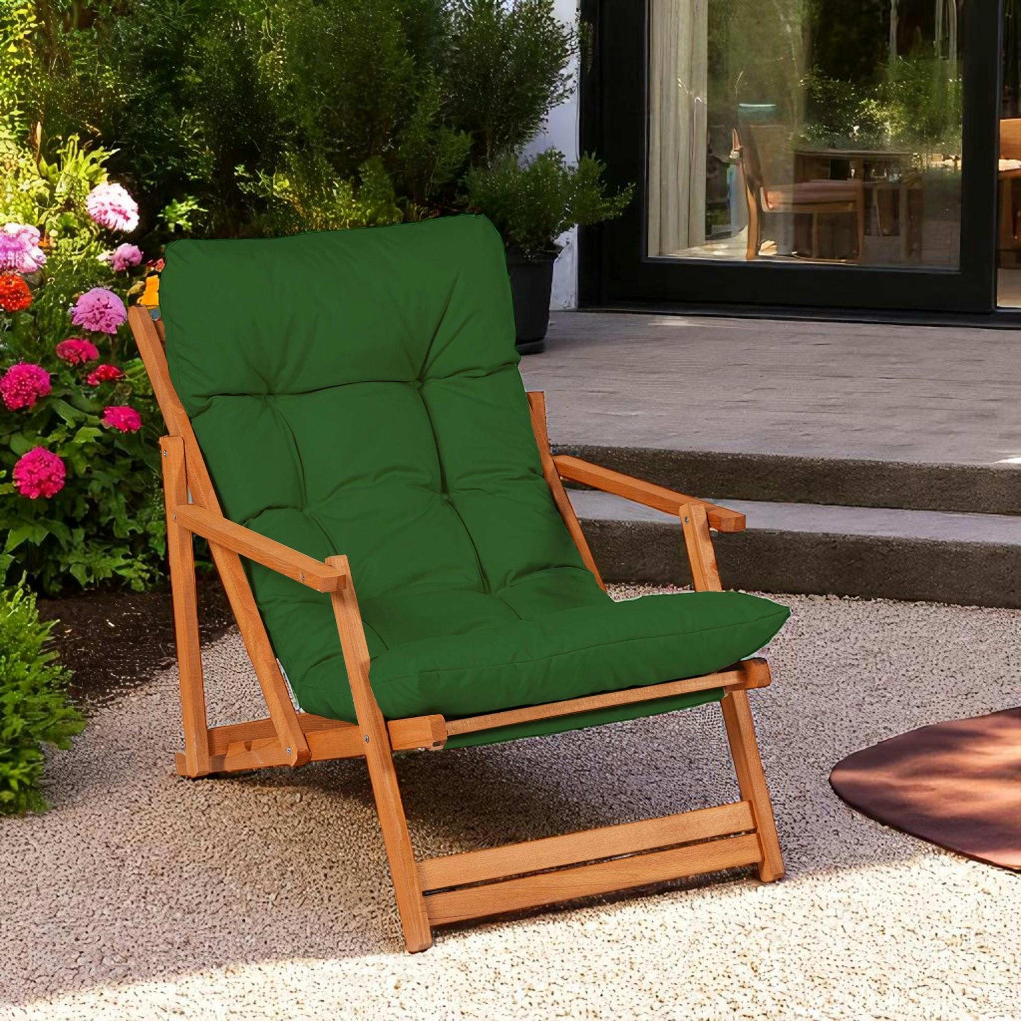 Chilienne verte pliante - grand confort SORA