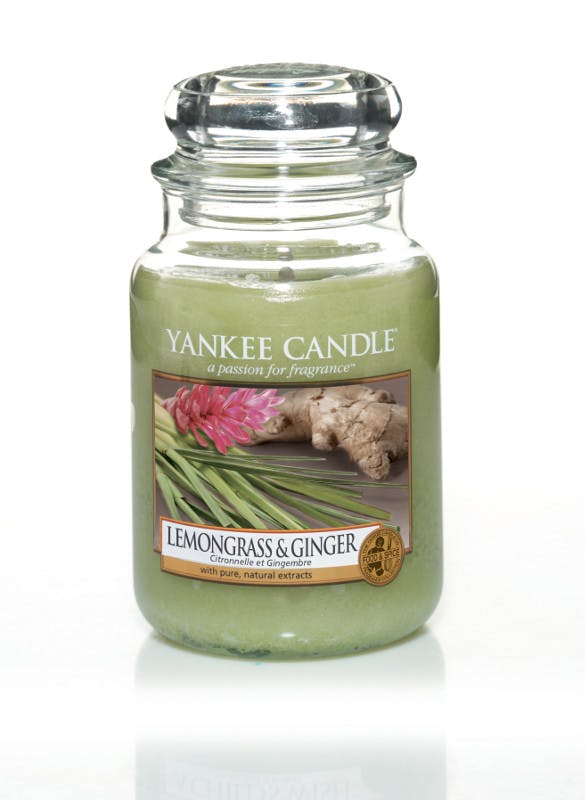Citronnelle et gingembre bougie parfumée grande jarre YANKEE CANDLE