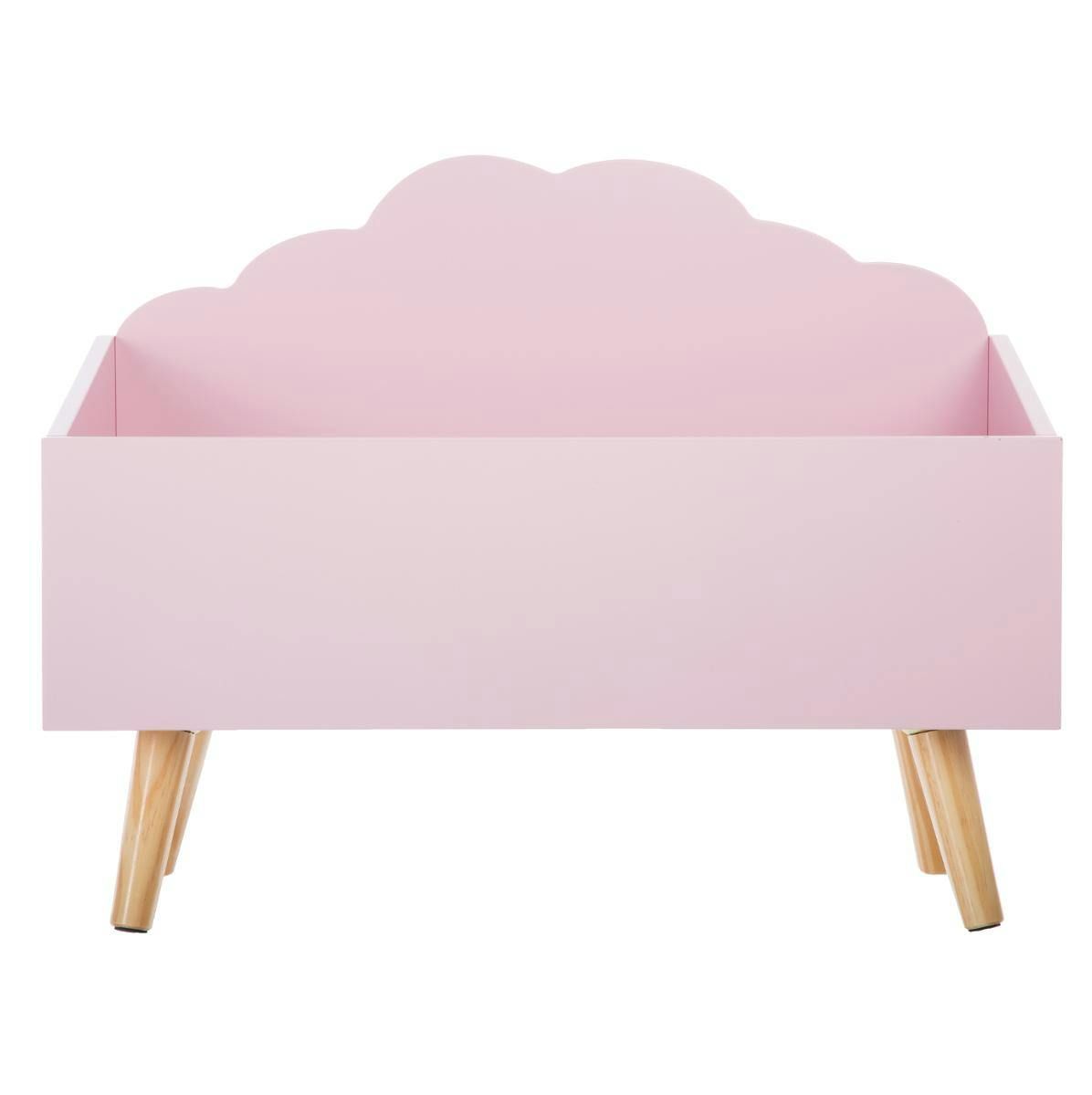 Coffre ouvert nuage rose