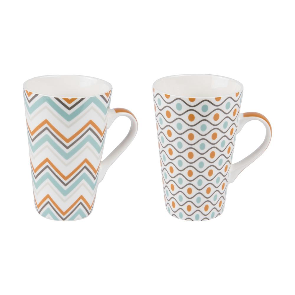 Coffret 2 mugs funky 46cl