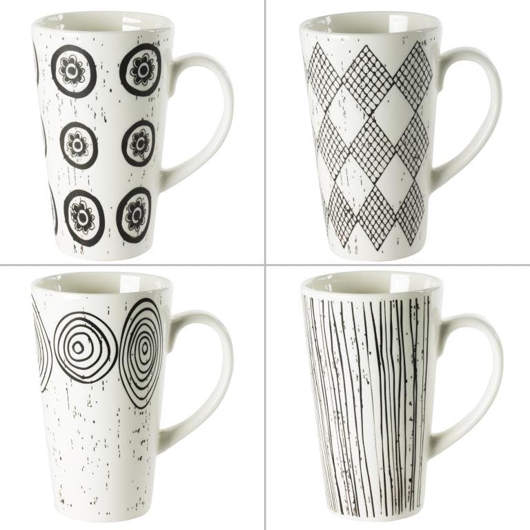 Coffret 4 Mugs 54cl Palawan
