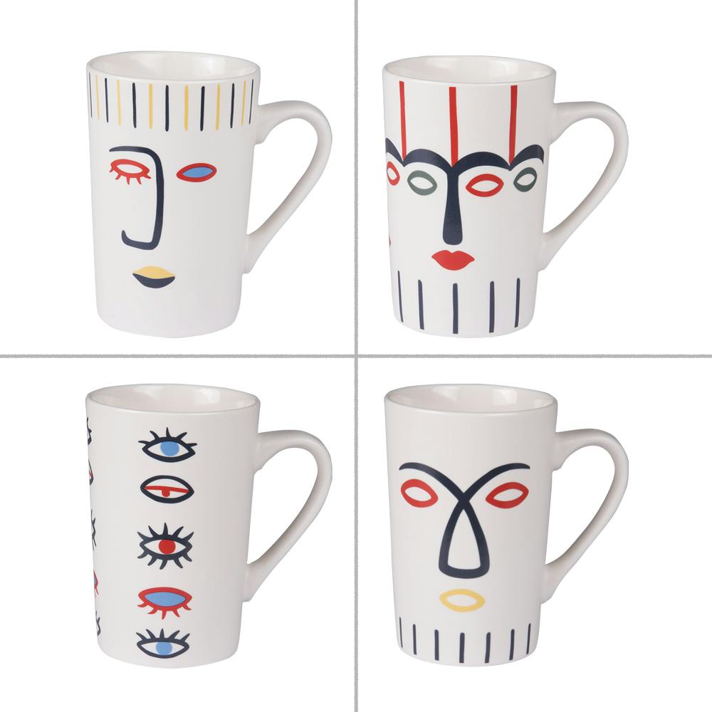 Coffret 4 mugs awa 35cl