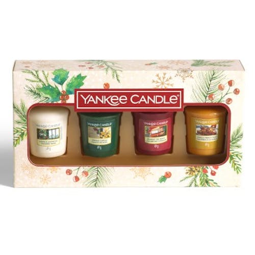 Coffret cadeau 4 votives parfumées YANKEE CANDLE