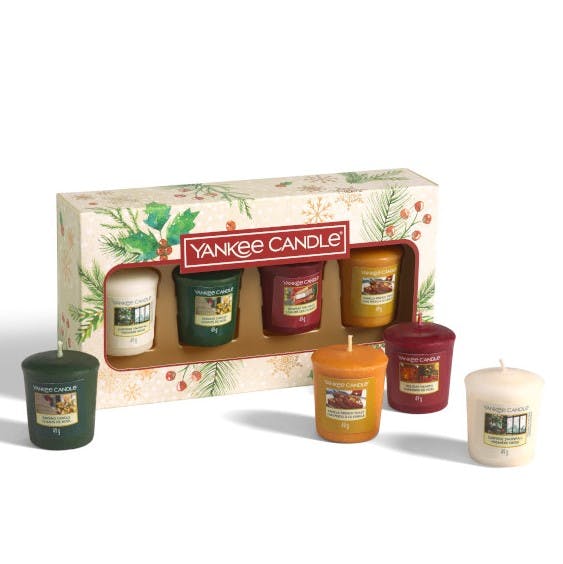 Coffret cadeau 4 votives parfumées YANKEE CANDLE