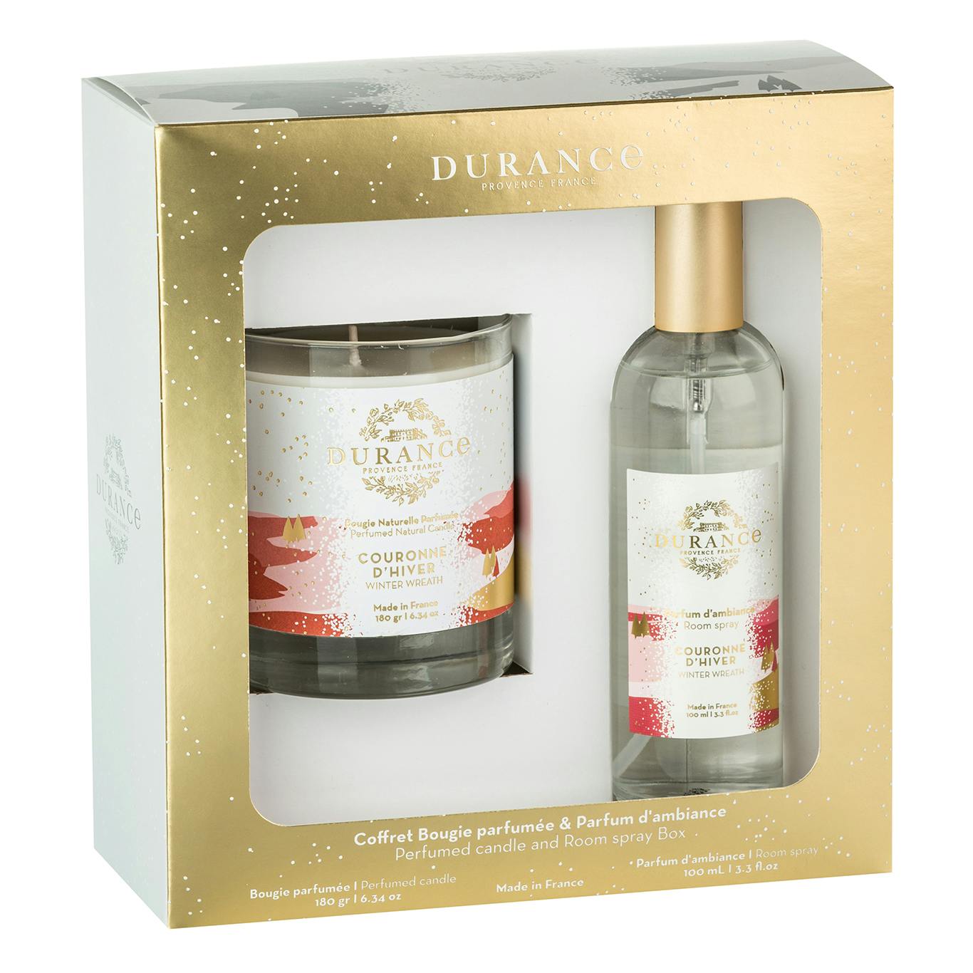 Coffret Cadeau Couronne d'hiver DURANCE