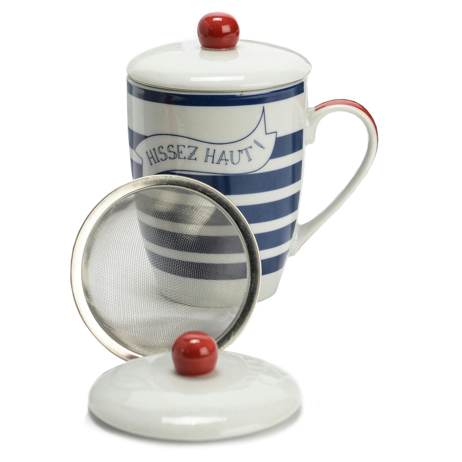Coffret tisanière marine "Hissez haut"