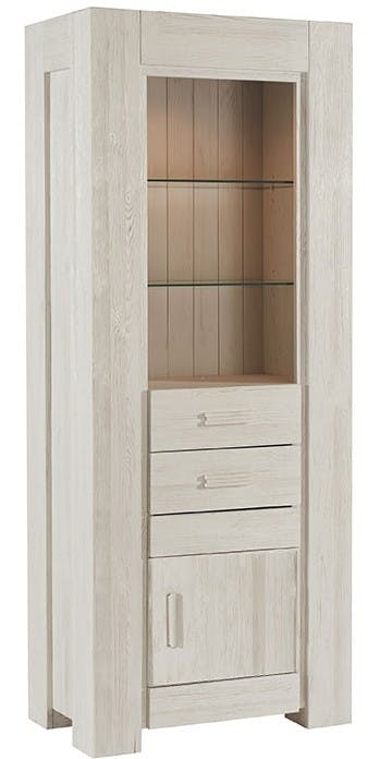 Colonne blanche Bord de mer 180cm Pin lasuré MOUTIER