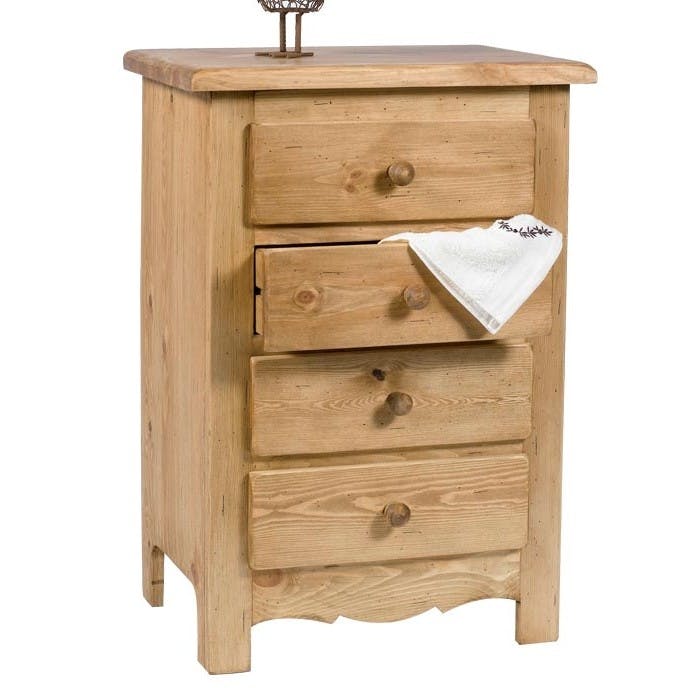 Commode 90cm Pin ciré HANNOVER