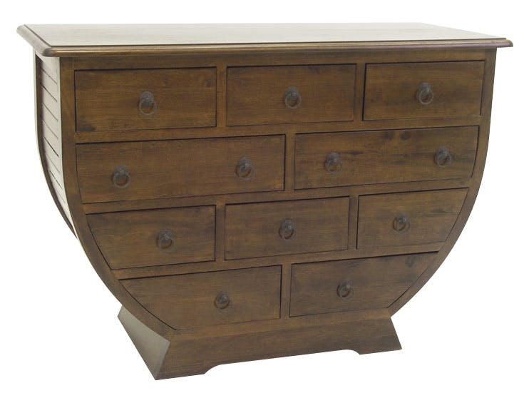 Commode Bois Massif 10 Tiroirs TRADITION | Commodes | Pier Import