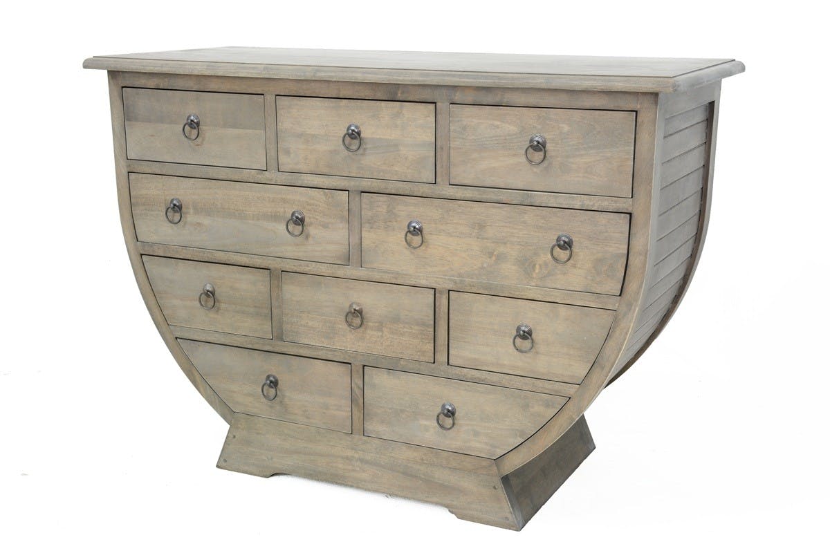 Commode Bois Massif 10 Tiroirs TRADITION | Commodes | Pier Import