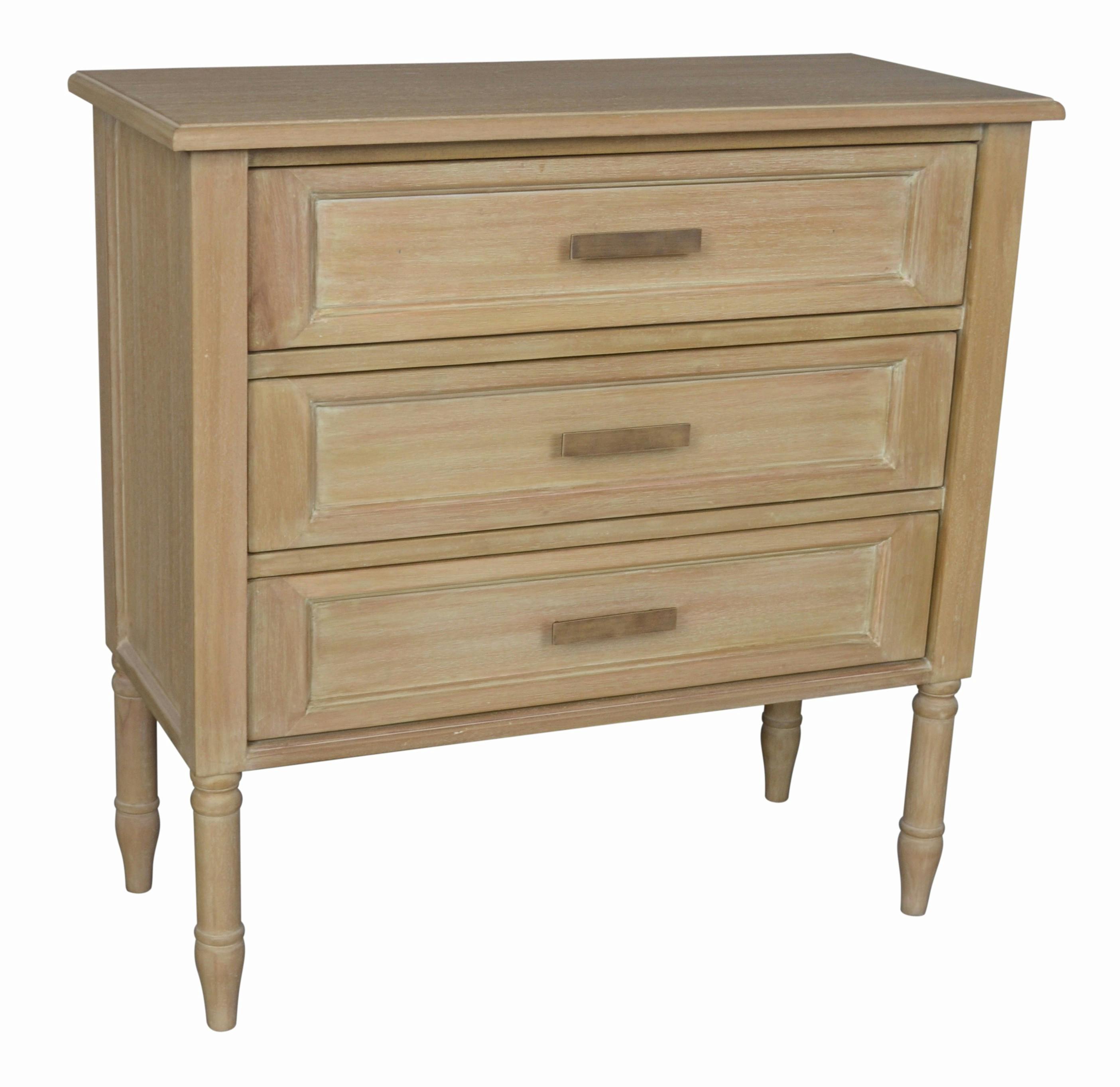 Commode bois massif 3 tiroirs HAMBOURG ref. 30020696