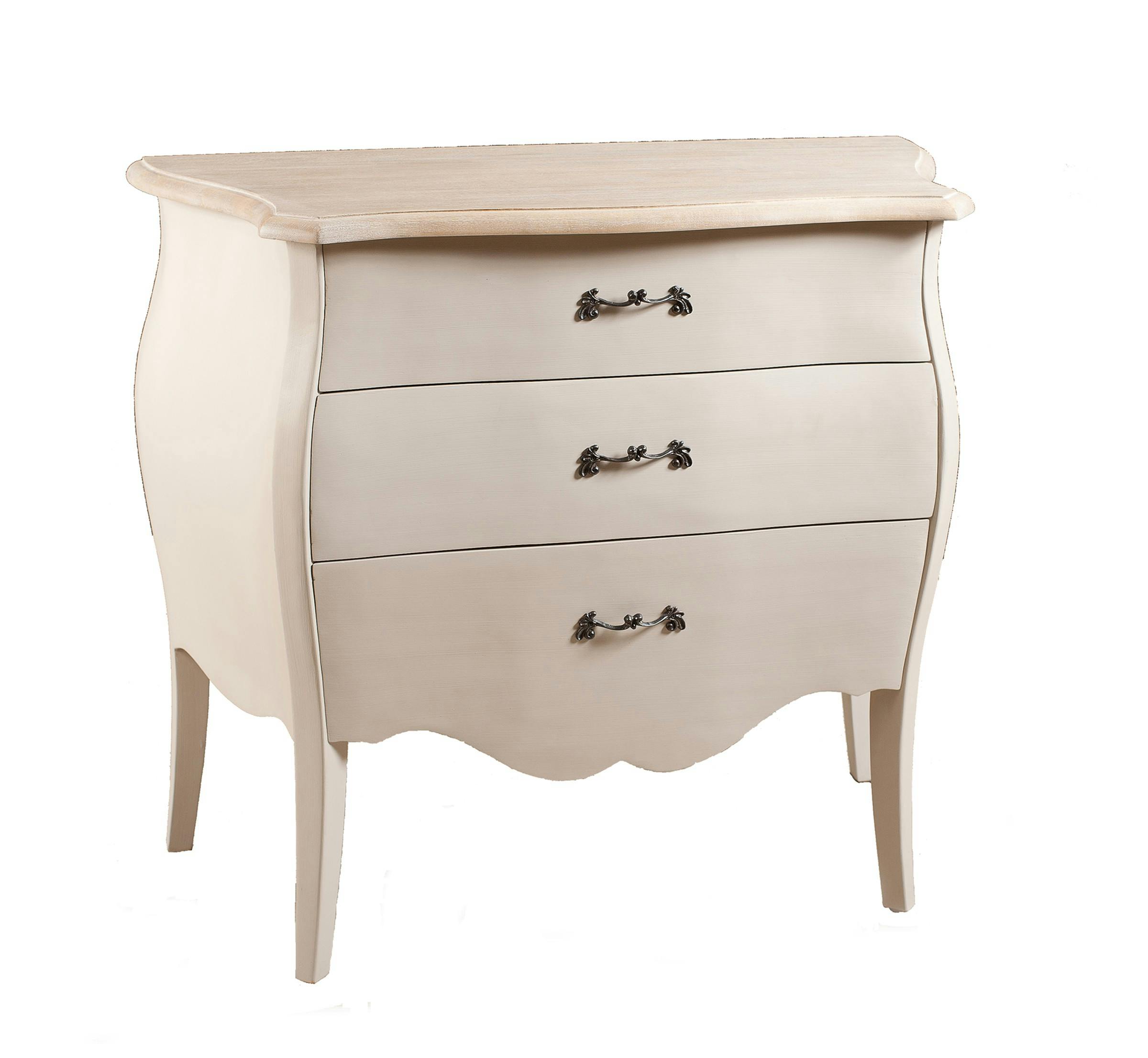 Commode chambre romantique beige ODYSSEE