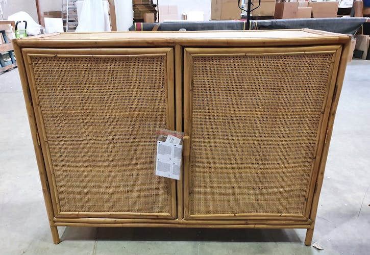 Commode en rotin BALI