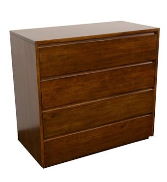 Commode Hévéa 4 tiroirs 90x45x86cm BALTIC