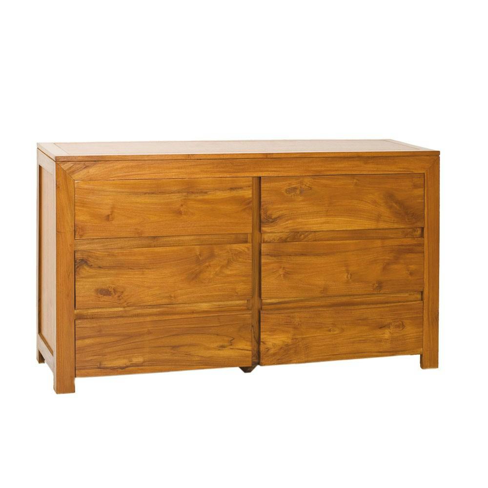 Commode moderne 6 tiroirs 150cm BISHO