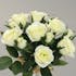 Composition florale bouquet de 7 ROSES blanches