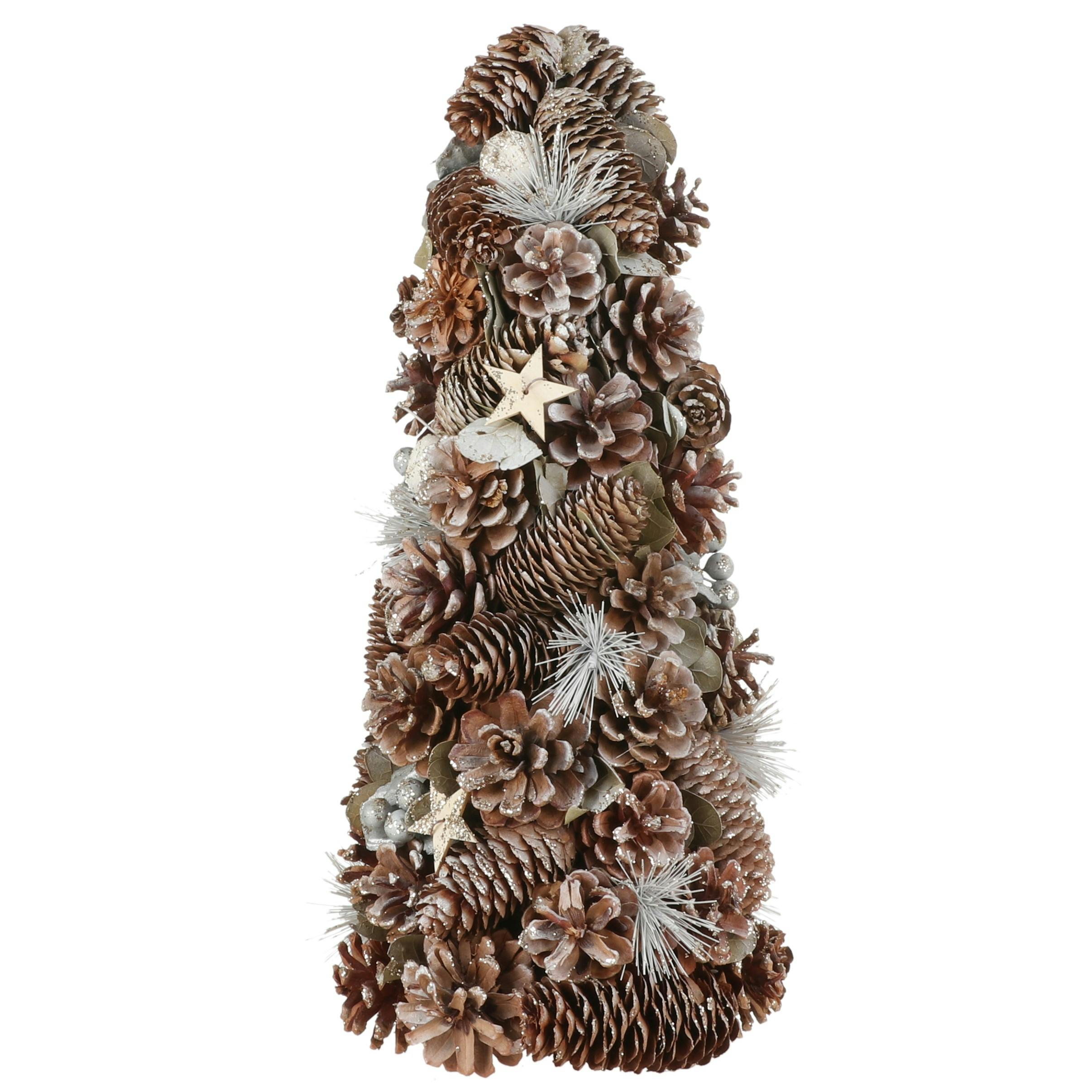 Cône arbre pommes de pin H 41 cm