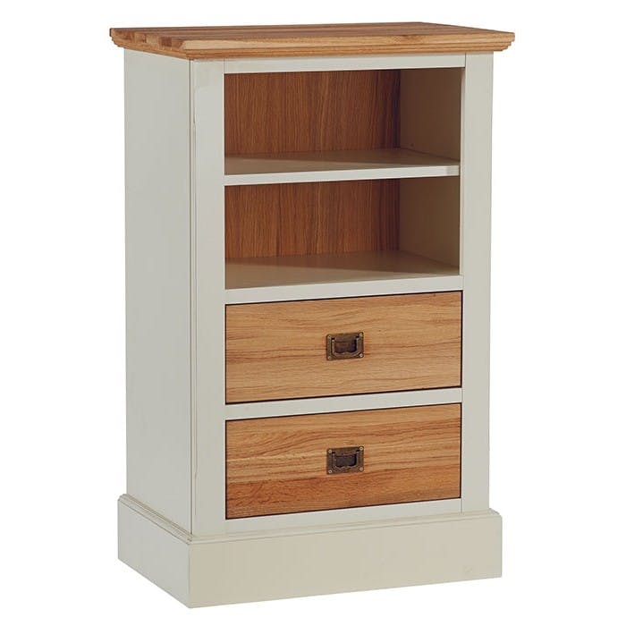 Confiturier crème Bord de mer 107cm Chêne huilé BRIEUC
