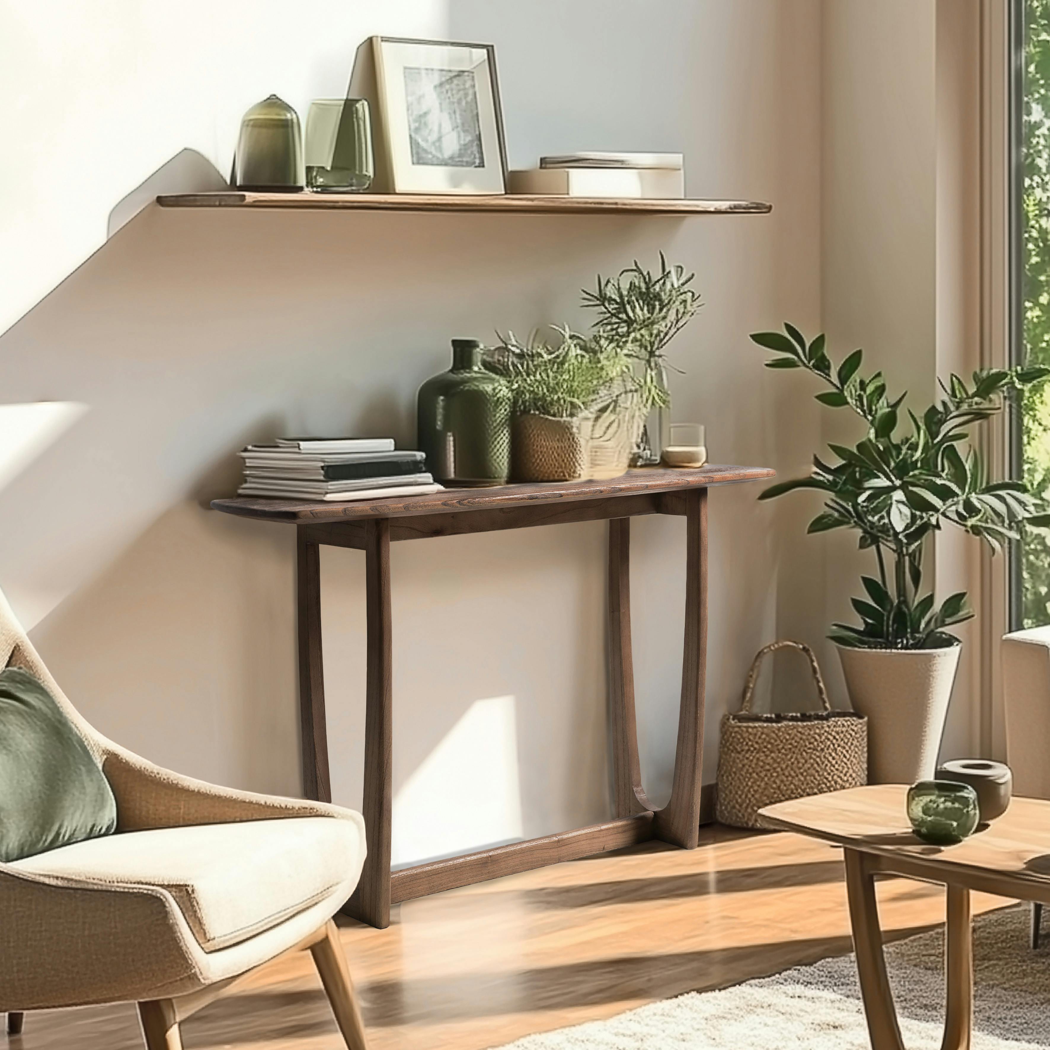 Console 120cm en bois de mindi ARCUS