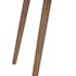 Console 2 tiroirs en bois naturel 100x35x75cm